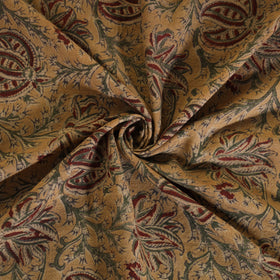 Yellow - pedana handwoven wool natural dyed kalamkari