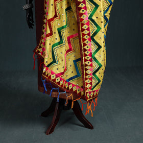 Ranihati Chanderi Silk Zig Zag Hand Embroidery Dupatta 62