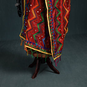 Ranihati Chanderi Silk Zig Zag Hand Embroidery Dupatta 63