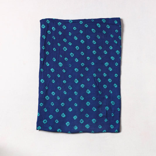Blue - Kutch Bandhani Tie-Dye Cotton Precut Fabric 49