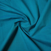 Blue - Mangalagiri Handloom Cotton Zari Border Fabric 06