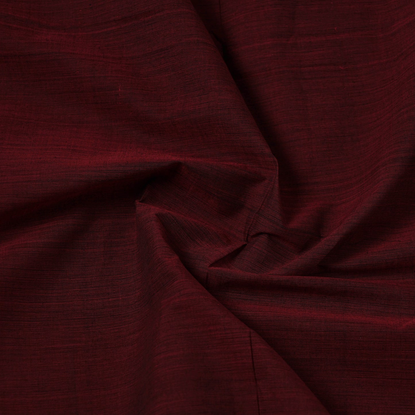 Maroon - Mangalagiri Handloom Cotton Zari Border Fabric 07