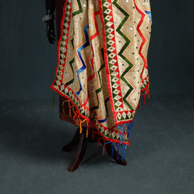 Ranihati Chanderi Silk Zig Zag Hand Embroidery Dupatta 76