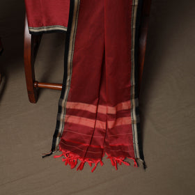 Dharwad Cotton 3pc Unstitched Dress Material Suit Set with Woven Border 45