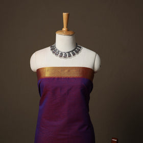 Dharwad Cotton 3pc Unstitched Dress Material Suit Set with Woven Border 41