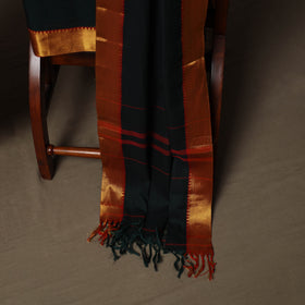 Dharwad Cotton 3pc Unstitched Dress Material Suit Set with Woven Border 34
