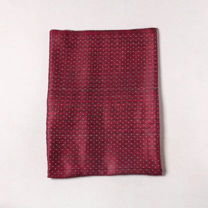 Purple - Pure Handloom Mashru Silk Cotton Precut Fabric (1.4 meter)