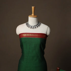 Dharwad Cotton 3pc Unstitched Dress Material Suit Set with Woven Border 30