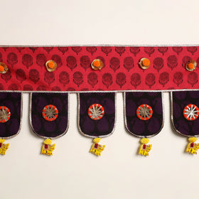 Handmade fabric toran for festive decor 06 - handcrafted