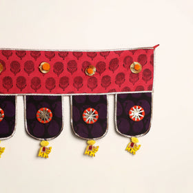 Handmade fabric toran for festive decor 06 - handcrafted