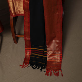 Dharwad Cotton 3pc Unstitched Dress Material Suit Set with Woven Border 29