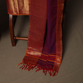Dharwad Cotton 3pc Unstitched Dress Material Suit Set with Woven Border 26