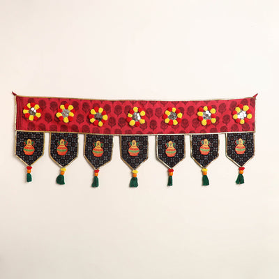 Handmade fabric toran for festive decor 15 - handcrafted