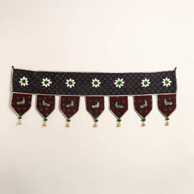 Handmade fabric toran for festive decor 16 - handcrafted