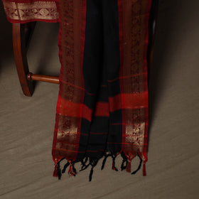 Dharwad Cotton 3pc Unstitched Dress Material Suit Set with Woven Border 23