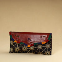 Kutch Embroidery Mashru Silk Handmade Leather Wallet 16