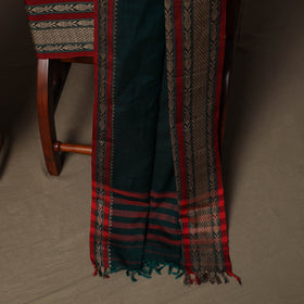 Dharwad Cotton 3pc Unstitched Dress Material Suit Set with Woven Border 18
