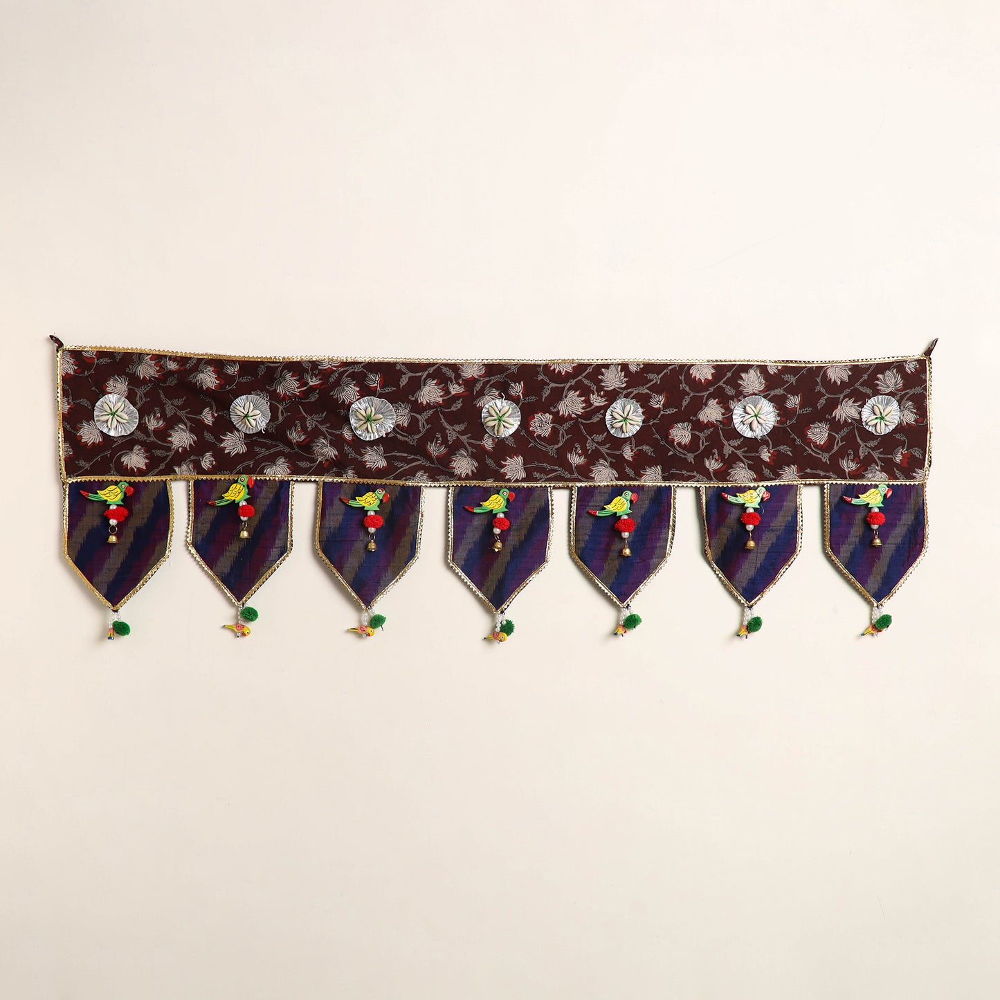 Handmade fabric toran for festive decor 27 - handcrafted