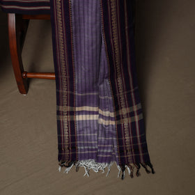 Dharwad Cotton 3pc Unstitched Dress Material Suit Set with Woven Border 16