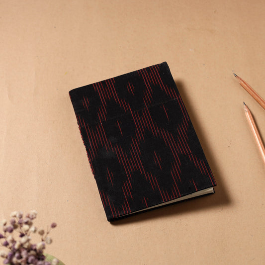 Ikat Fabric Cover Handmade Paper Notebook (7 x 5 in)