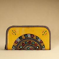 Kutch Embroidery Cotton Handmade Leather Wallet 33