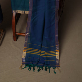 Dharwad Cotton 3pc Unstitched Dress Material Suit Set with Woven Border 12