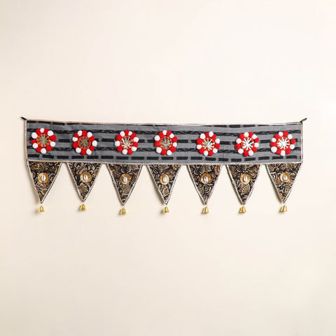 Handmade fabric toran for festive decor 39 - handcrafted