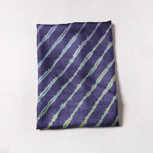 Leheriya Tie-Dye Tussar Silk Precut Fabric (1 meter) 30