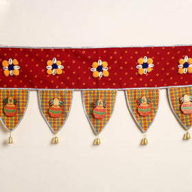 Handmade fabric toran for festive decor 44 - handcrafted