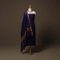 Dharwad Cotton 3pc Unstitched Dress Material Suit Set with Woven Border 09