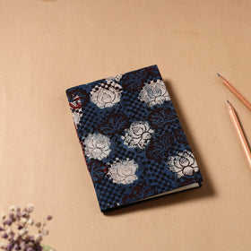 Blue Bagru Fabric Cover Handmade Paper Notebook Online
