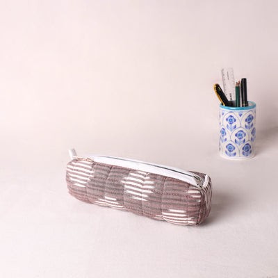 Handcrafted Quilted Pencil Pouch 02