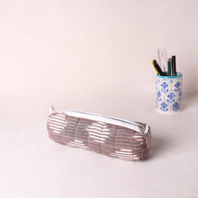 Handcrafted Quilted Pencil Pouch 02