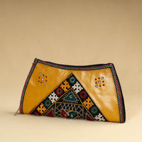 Kutch Embroidery Cotton Handmade Leather Wallet 54