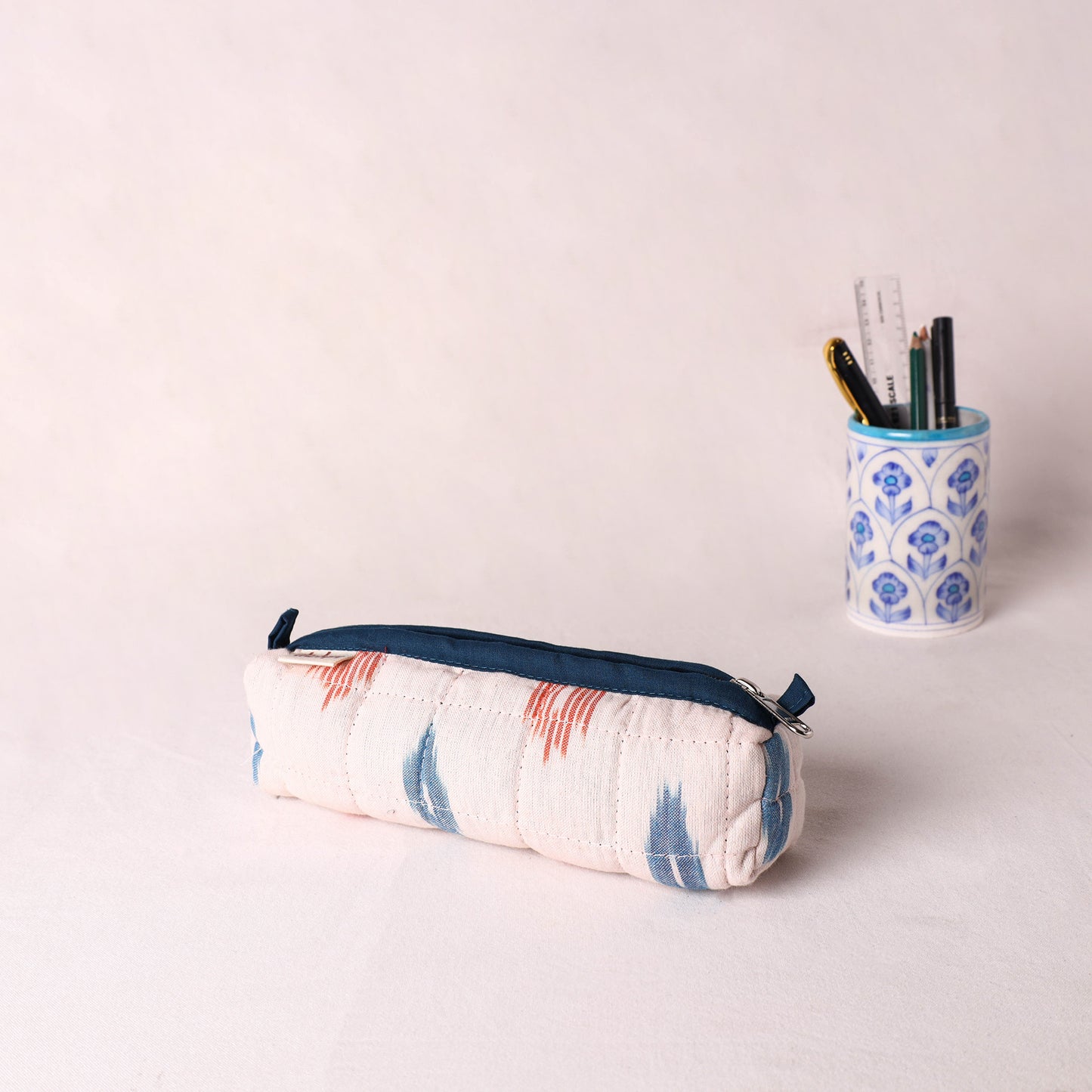 Handcrafted Quilted Pencil Pouch 11