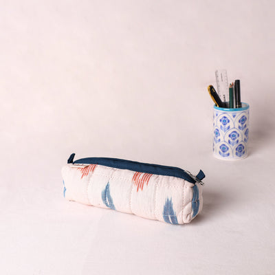 Handcrafted Quilted Pencil Pouch 11