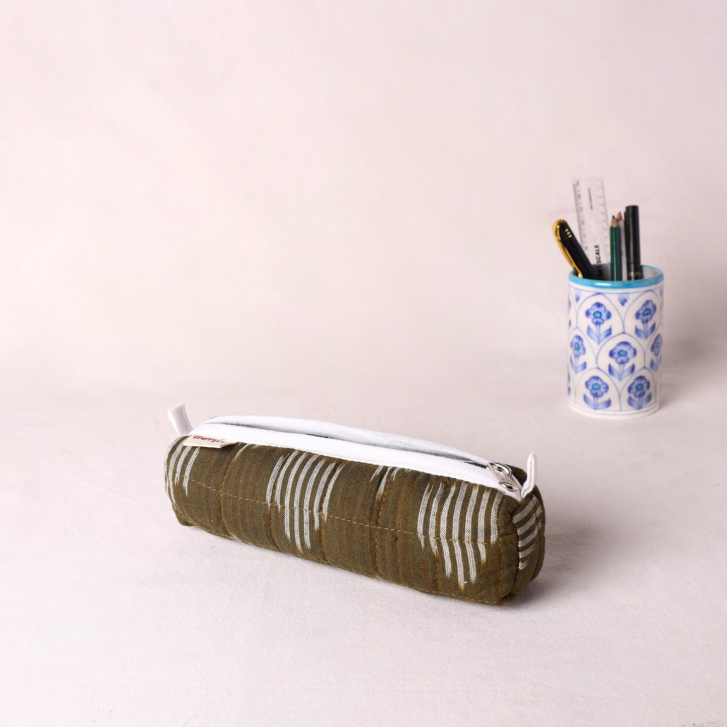 Handcrafted Quilted Pencil Pouch 15