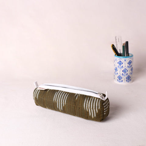 Handcrafted Quilted Pencil Pouch 15