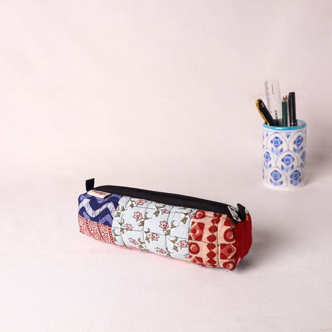 Handcrafted Quilted Pencil Pouch 19