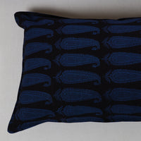 Blue - Bagh Block Printed Cotton Pillow Cover (Set of 2) 23