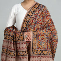 Multicolor - Kalamkari Block Printed Cotton Dupatta 02