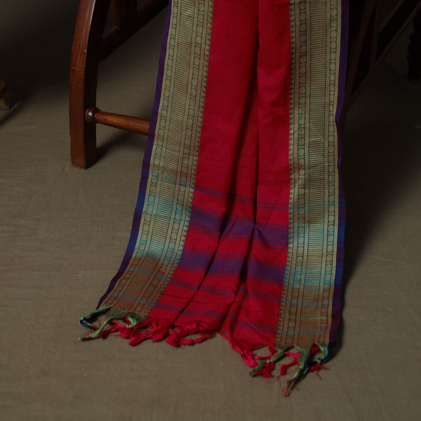 Dharwad Woven Cotton 3pc Unstitched Dress Material Suit Set 20