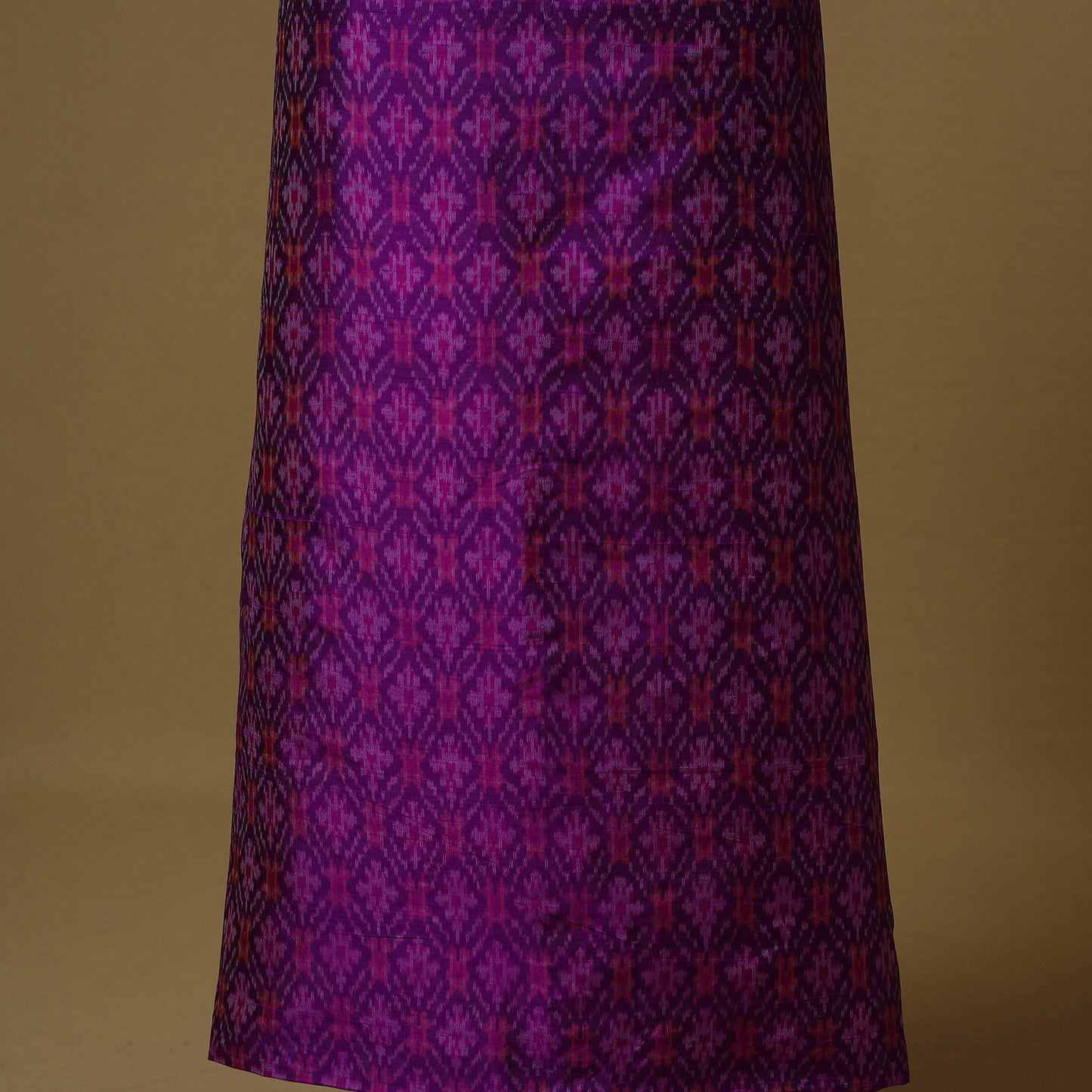 Handloom Mulberry Silk Pochampally Ikat 2pc Unstitched Dress Material 01