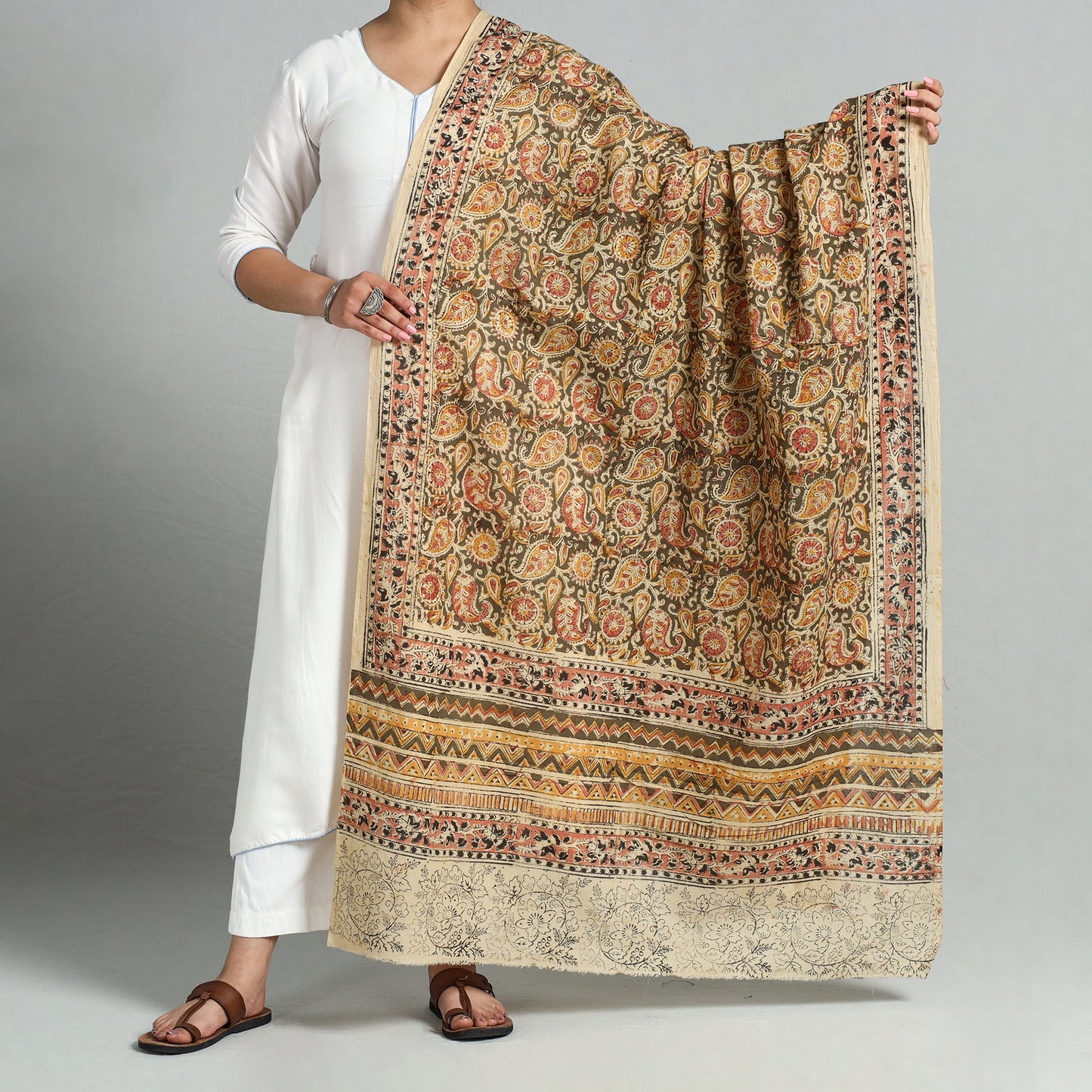 Kalamkari Dupatta 