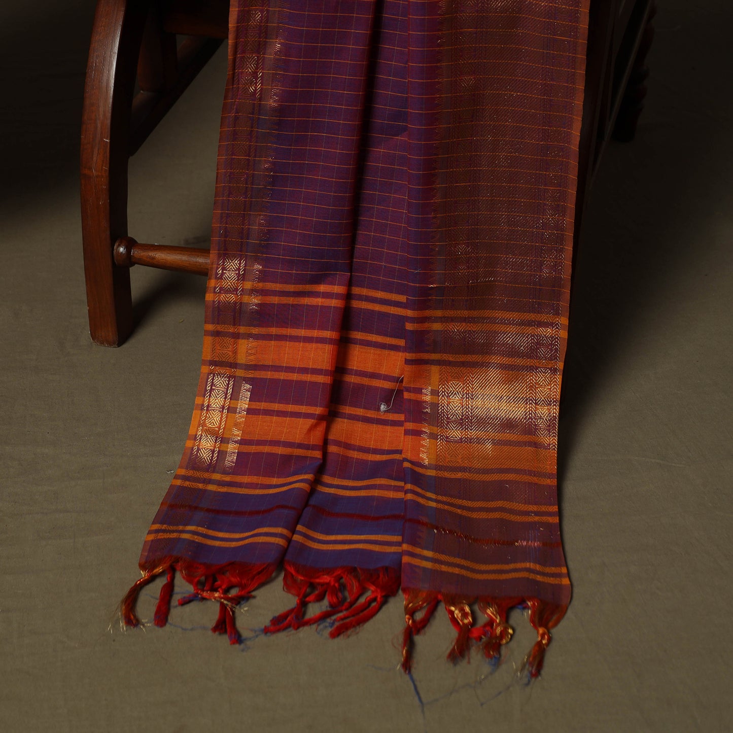 Dharwad Woven Cotton 3pc Unstitched Dress Material Suit Set 02