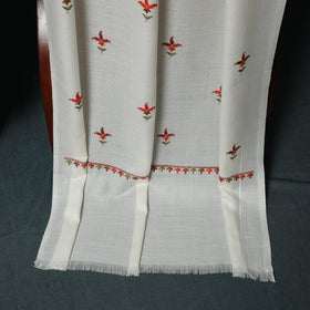 3pc Embroidered Wool Unstitched Dress Material Suit Set 10