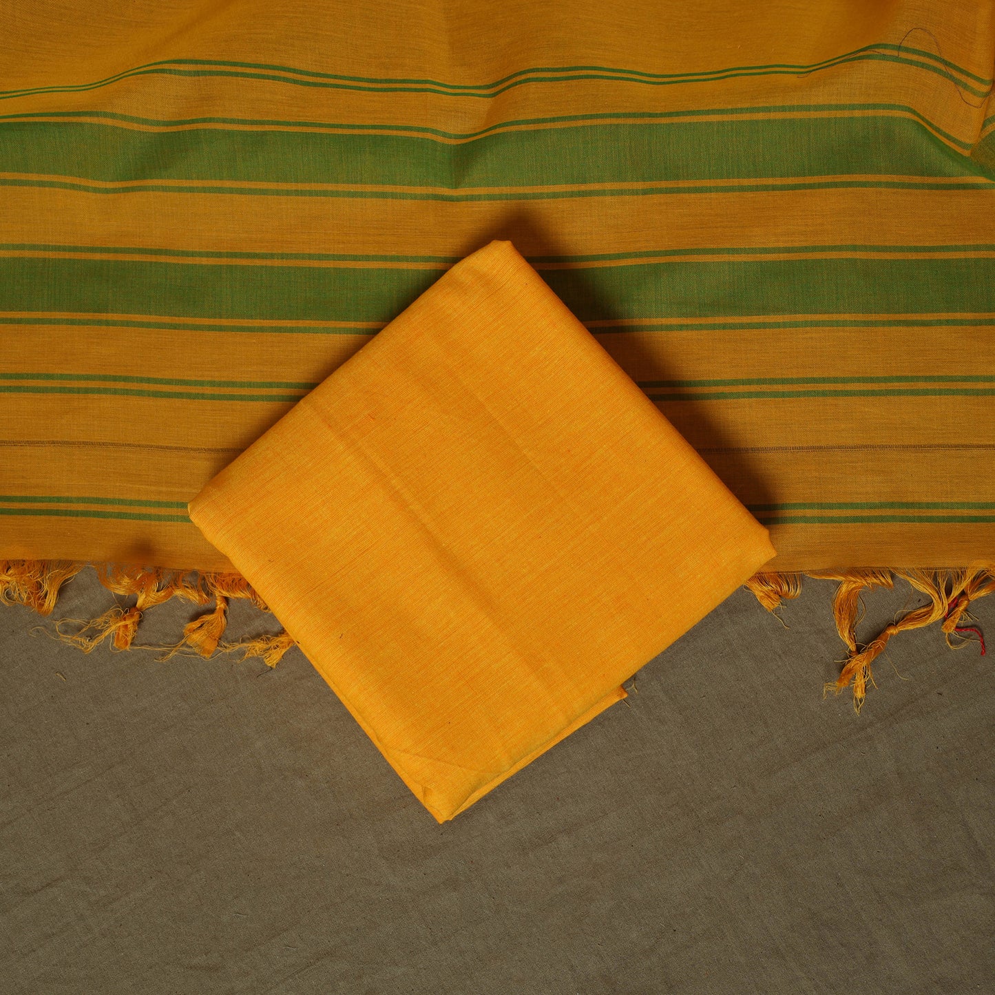 Dharwad Woven Cotton 3pc Unstitched Dress Material Suit Set 03