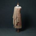 3pc Heavy Embroidered Wool Unstitched Dress Material Suit Set 12