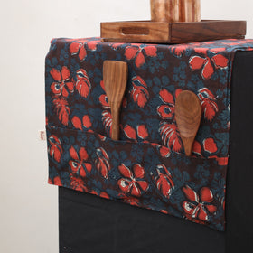 Handmade Fridge Top Cover with 6 Side Utility Pockets 03