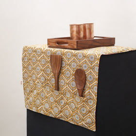 Handmade Fridge Top Cover with 6 Side Utility Pockets 05